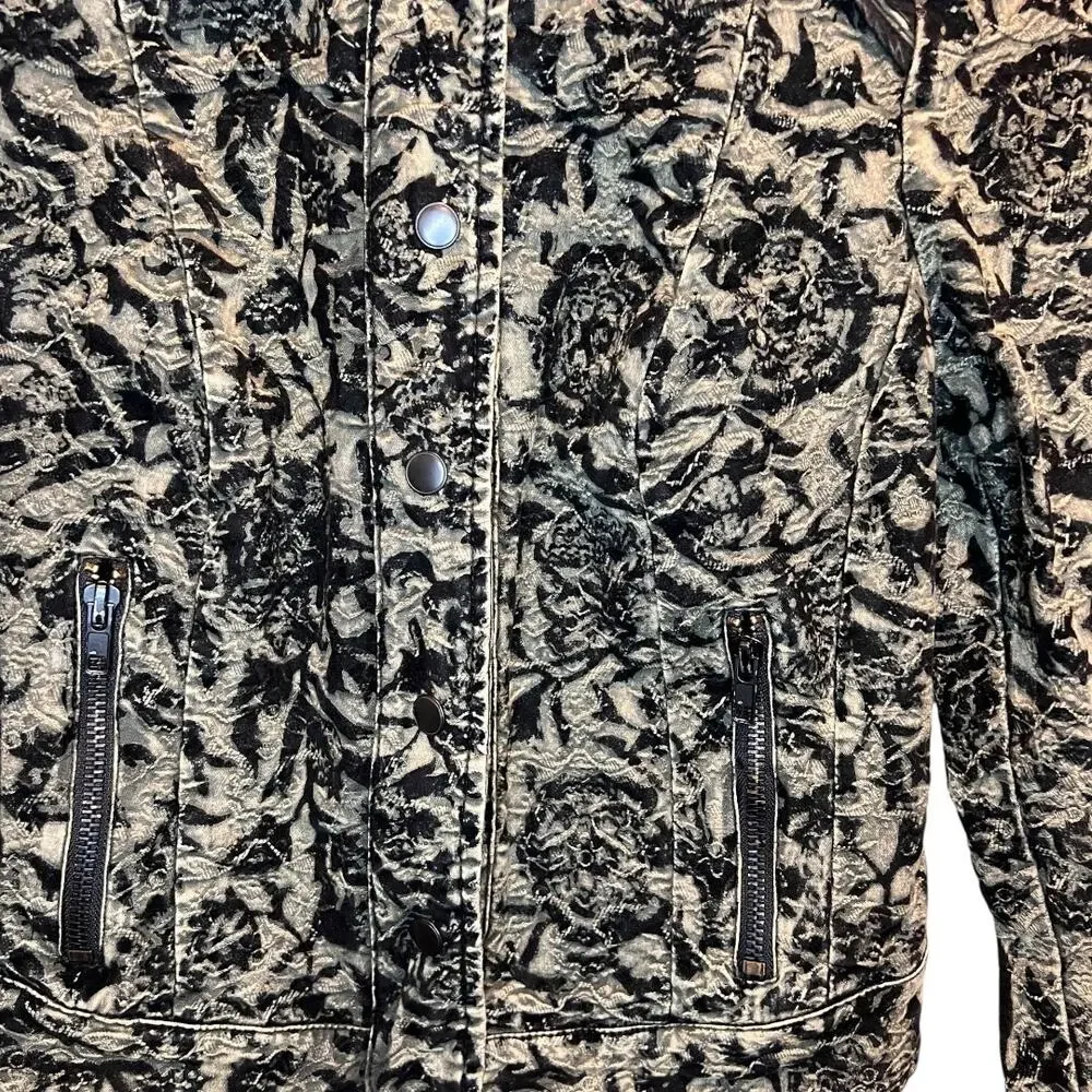 Free People Follow the Flock Moto Jacket Size 4 - Picture 5 of 9